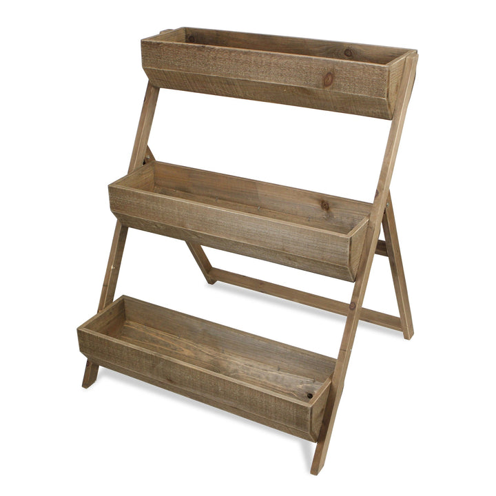 CHEUNGS Fenwick 3 Tier Wooden Storage Planter