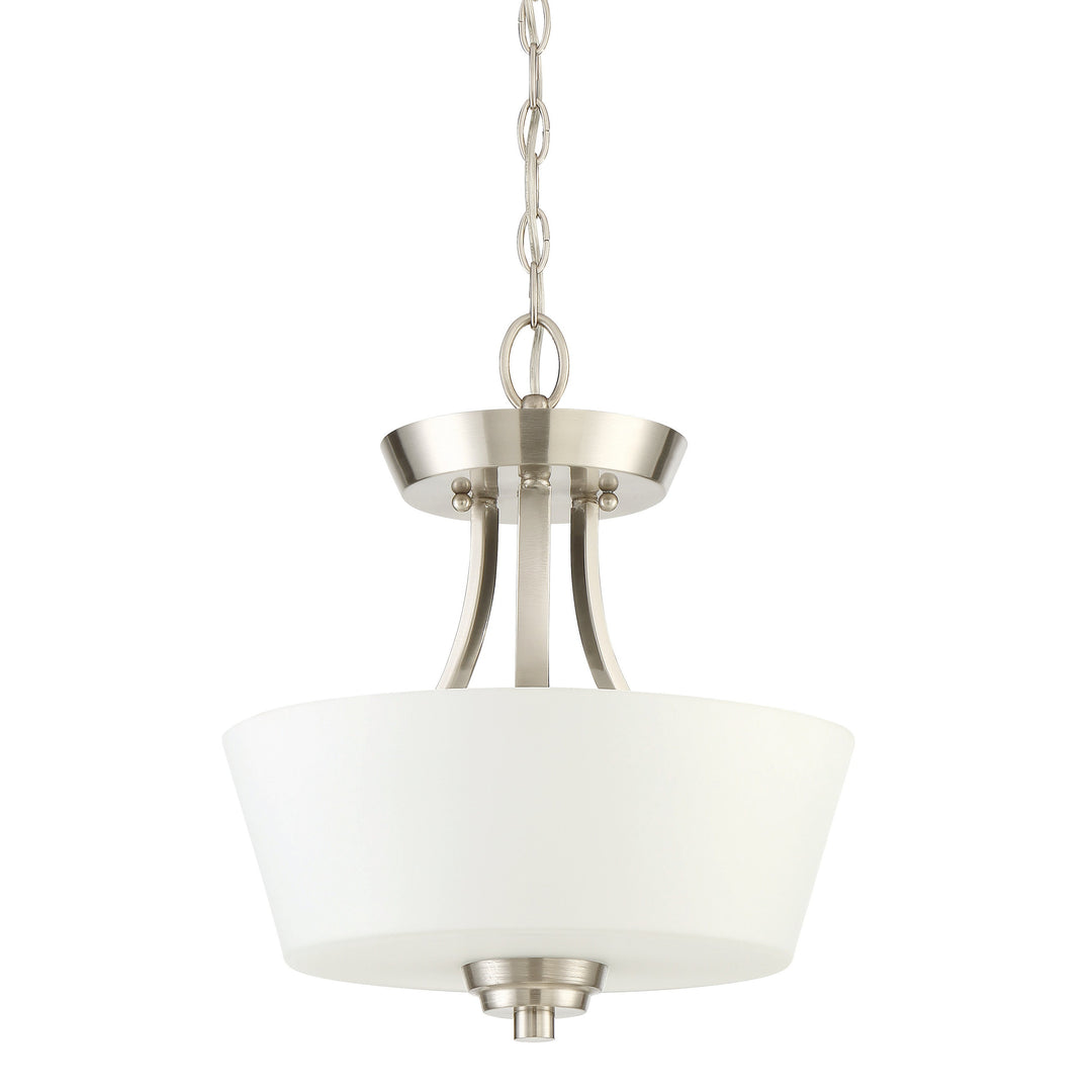 Grace 2 Light Convertible Semi Flush in Brushed Polished Nickel CRAFTMADE