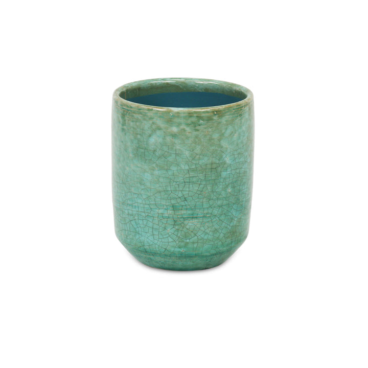 CHEUNGS Lavina Mosaic Pattern Green Ceramic Pot - Medium