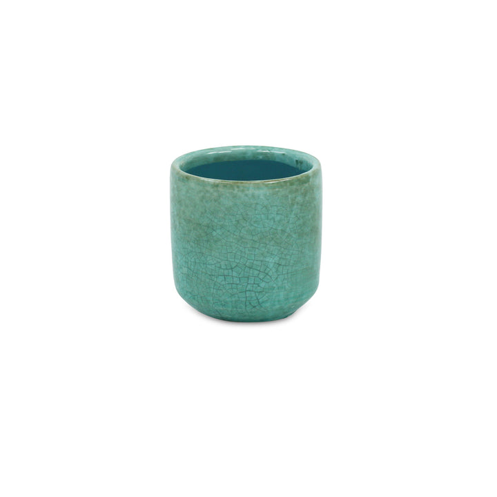 CHEUNGS Lavina Mosaic Pattern Green Ceramic Pot - Small