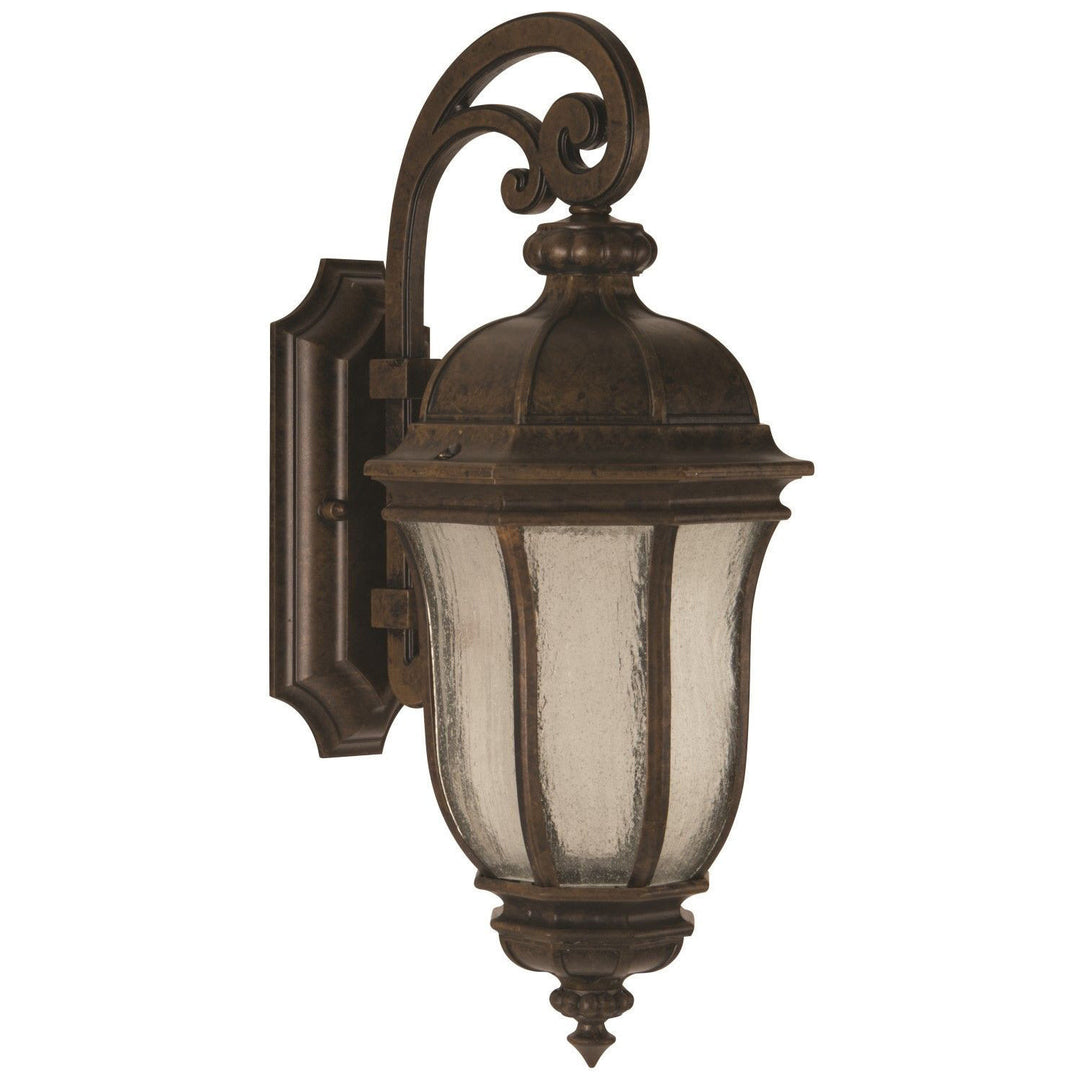 CRAFTMADE Harper 3 Light Large Outdoor Wall Lantern in Peruvian Bronze Outdoor