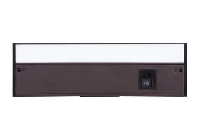 12" Under Cabinet LED Light Bar in Bronze (3-in-1 Adjustable Color Temperature)
