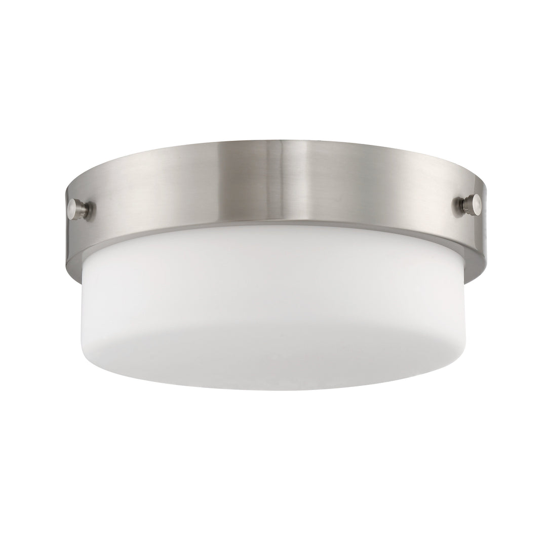 Oak Street 2 Light 11" Flushmount in Brushed Polished Nickel CRAFTMADE