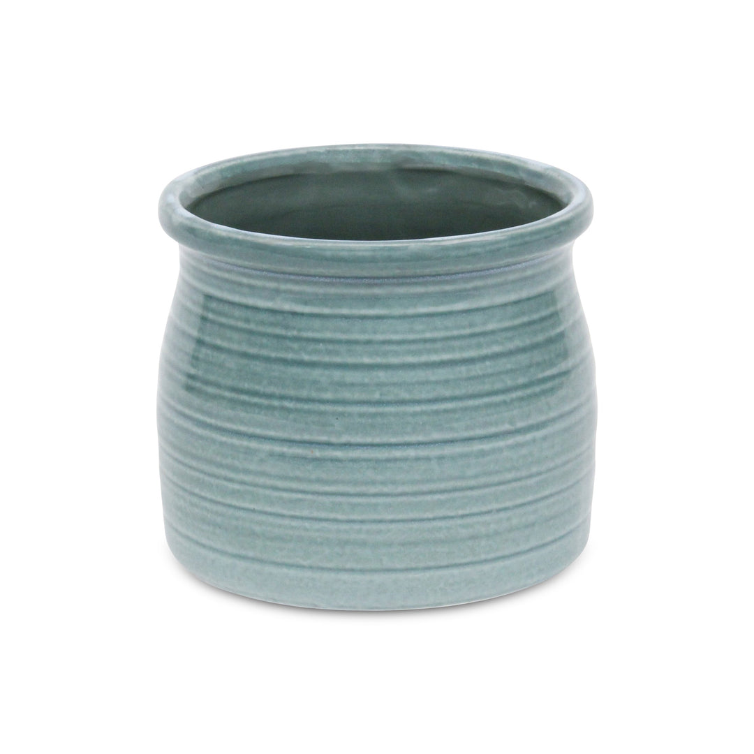 CHEUNGS Kifon Green Curved Ceramic Pot - Large