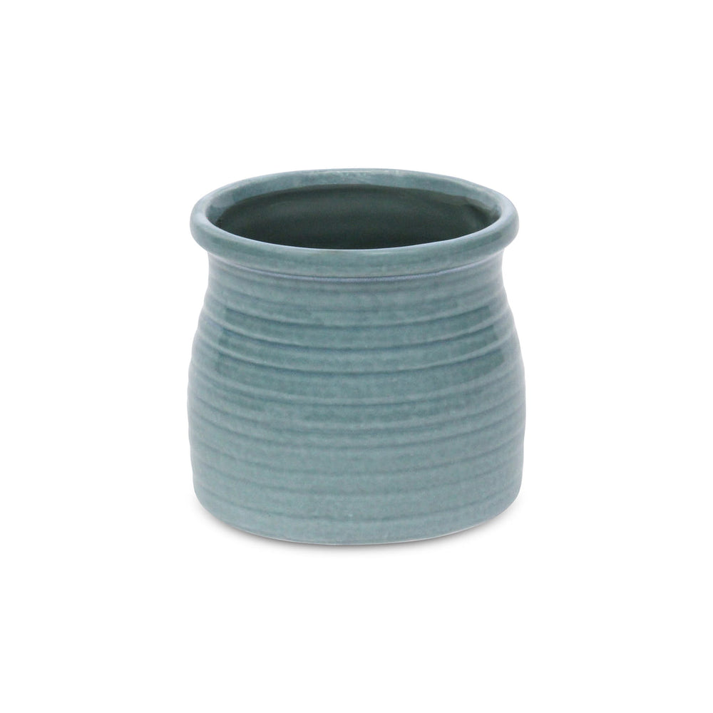 CHEUNGS Kifon Green Curved Ceramic Pot - Medium