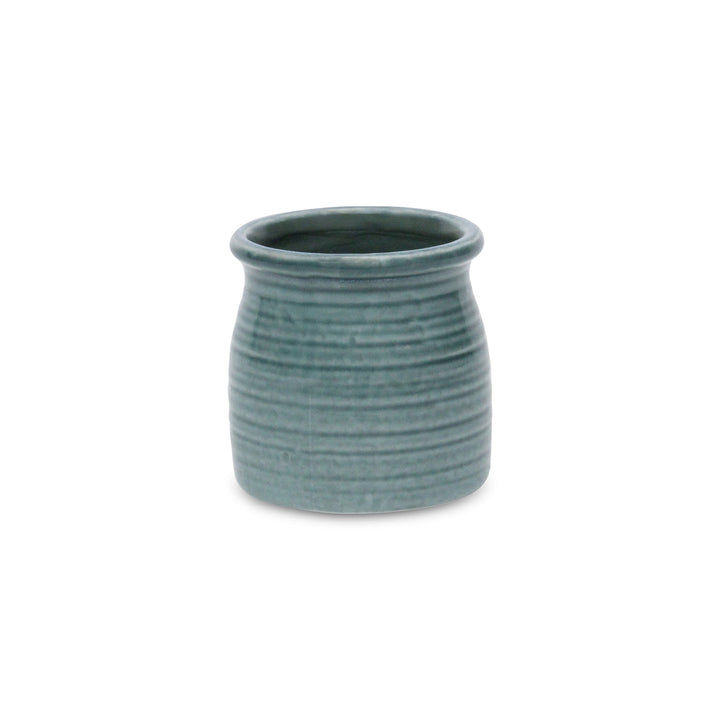 CHEUNGS Kifon Green Curved Ceramic Pot - Small