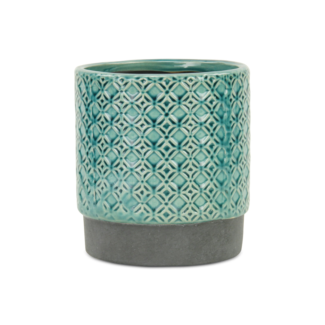 CHEUNGS Zajedani Lattice Pot - Turquoise - Large