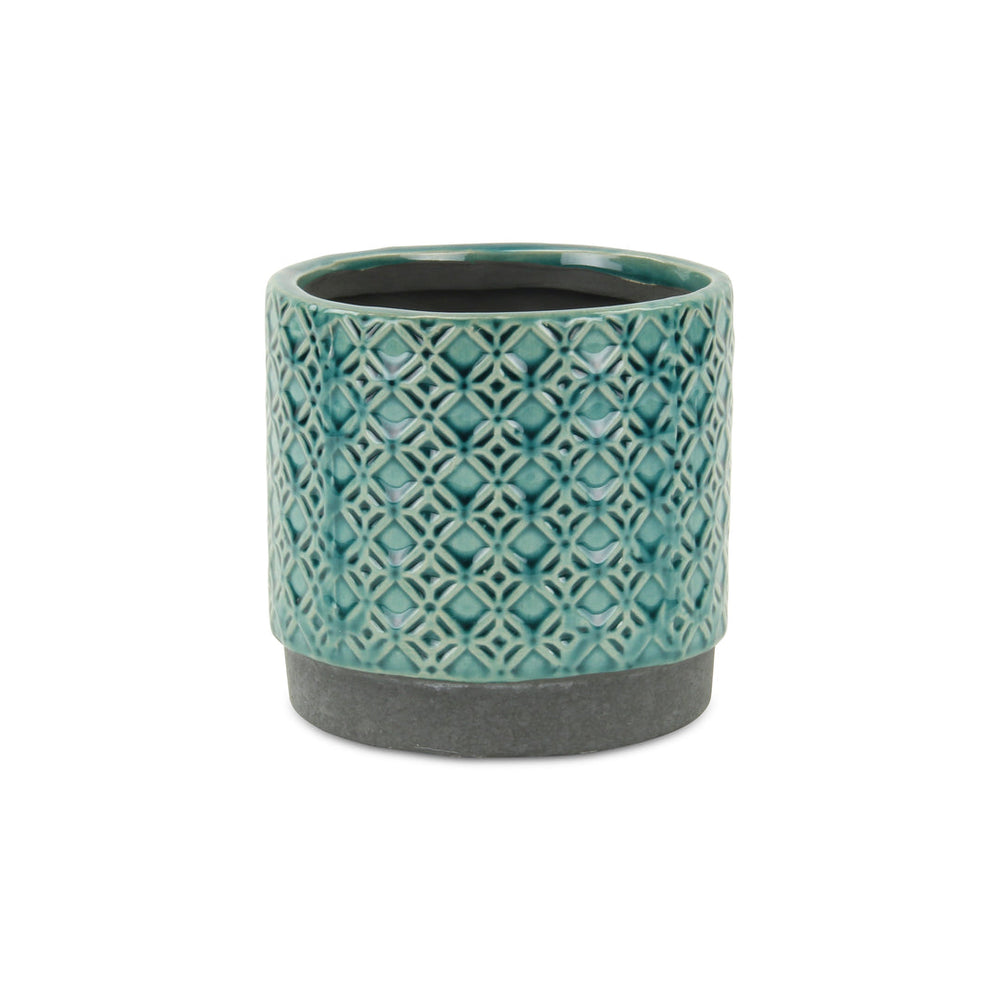 CHEUNGS Zajedani Lattice Pot - Turquoise - Small