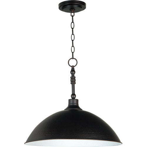 CRAFTMADE Timarron 1 Light Large Pendant in Aged Bronze Brushed