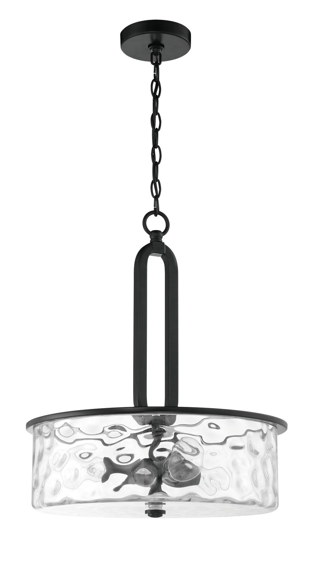 Collins 3 Light Pendant in Flat Black CRAFTMADE