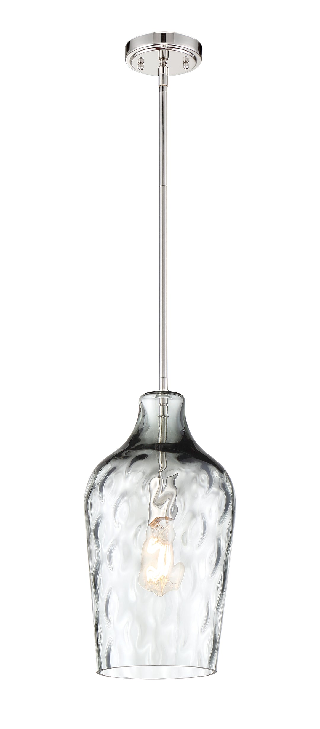 9" 1 Light Mini Pendant in Brushed Polished Nickel CRAFTMADE