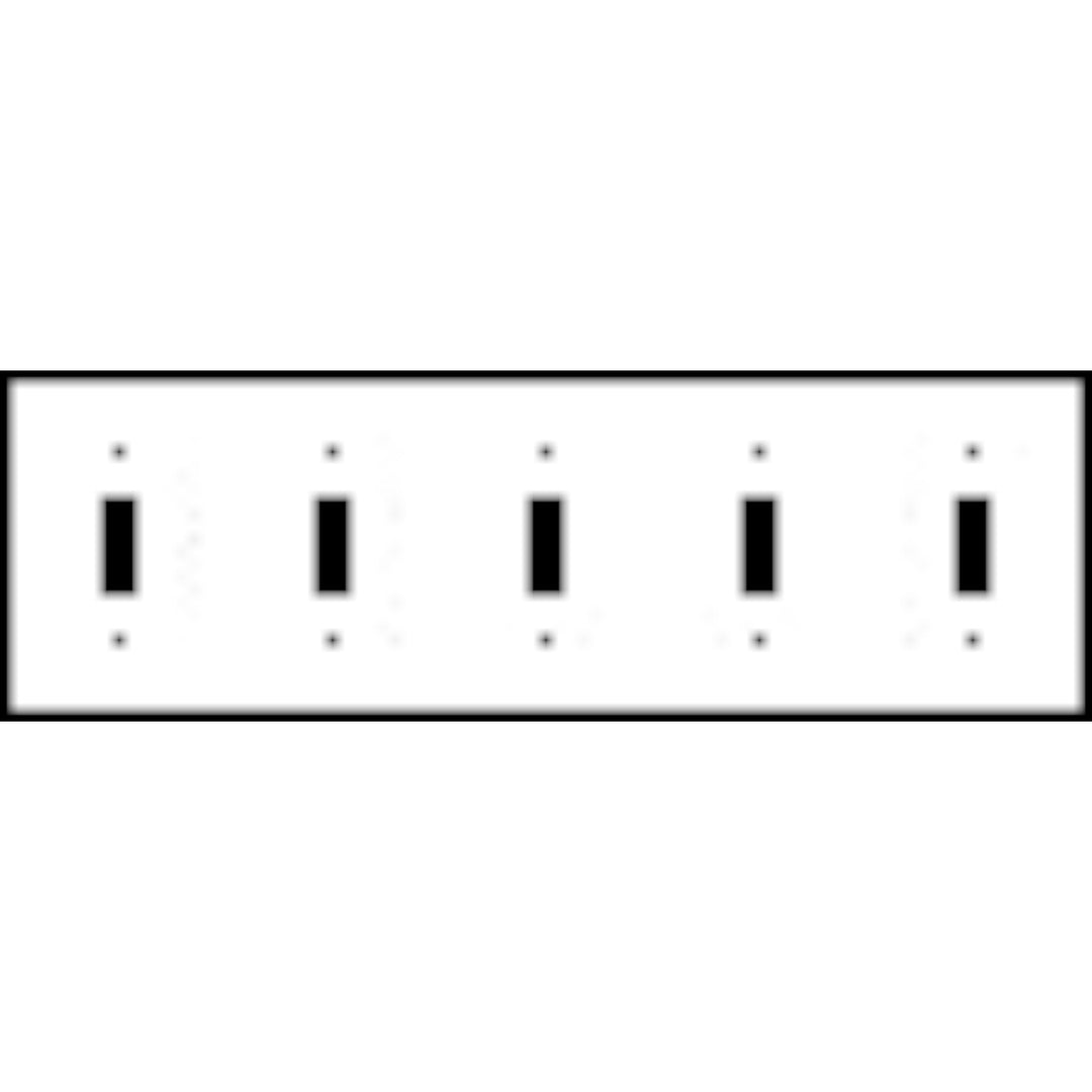 Bamboo Style Wall Plate (Bright Nickel Finish)