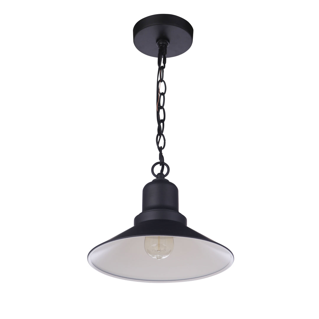 CRAFTMADE Singleton 1 Light 11" Outdoor Pendant in Midnight