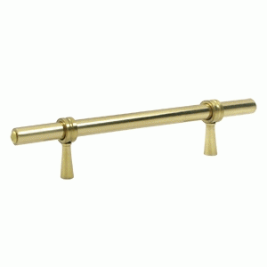 DELTANA 6 1/2 Inch Deltana Solid Brass Adjustable Pull (Polished Brass Finish)