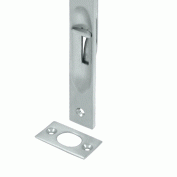 DELTANA 6 Inch Heavy Duty Square Flush Bolt (Brushed Chrome Finish)