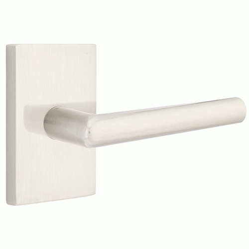 EMTEK Emtek Solid Brass Stuttgart Lever With Modern Rectangular Rosette