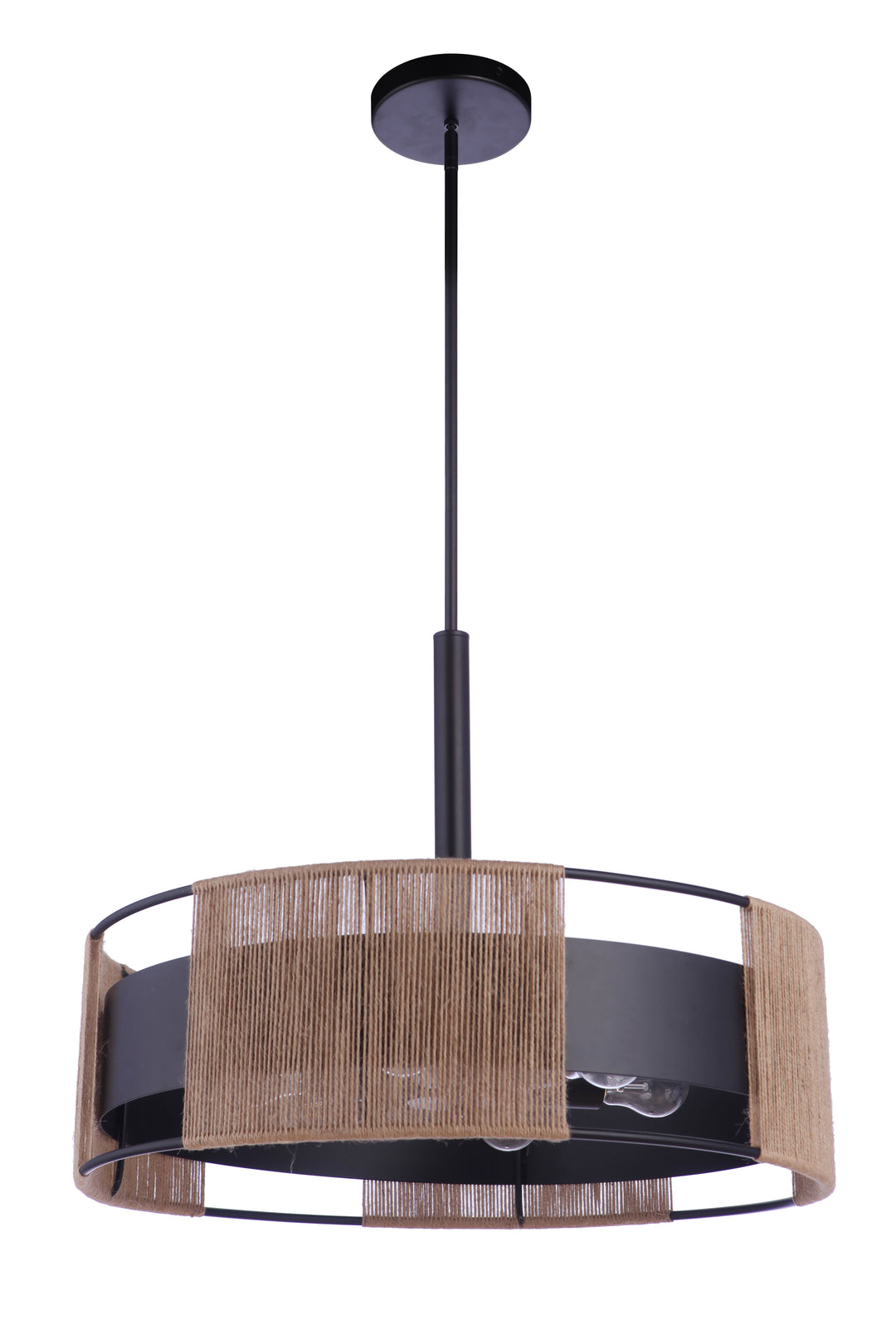 Kensey 6 Light Pendant in Flat Black CRAFTMADE