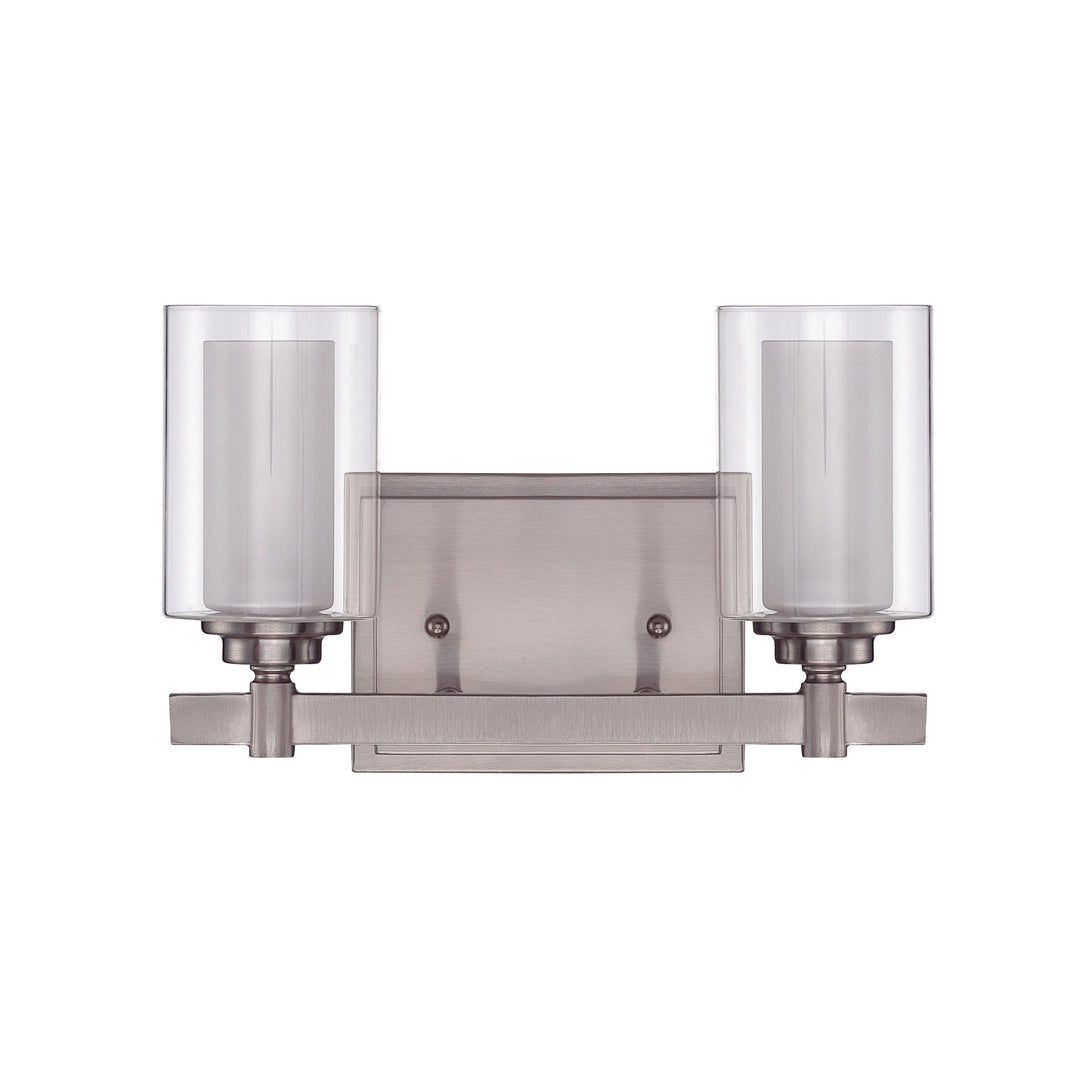 CRAFTMADE Celeste 2 Light Vanity in Brushed Polished Nickel