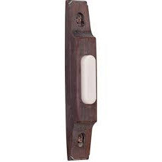 CRAFTMADE Surface Mount Thin Profile LED Lighted Push Button in Rustic Brick