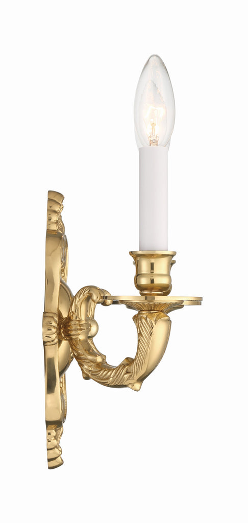 Crystorama Crystorama Crystorama 2 Light Polished Brass Cast Sconce