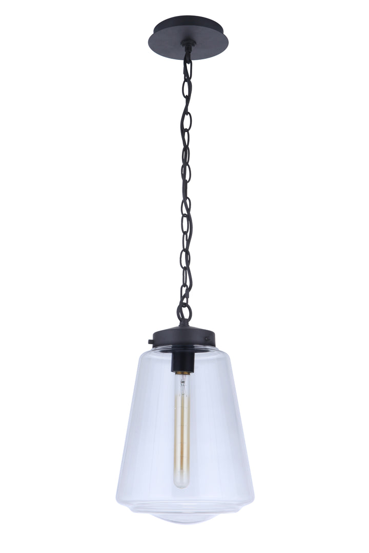 Laclede 1 Light Large Outdoor Pendant in Midnight CRAFTMADE