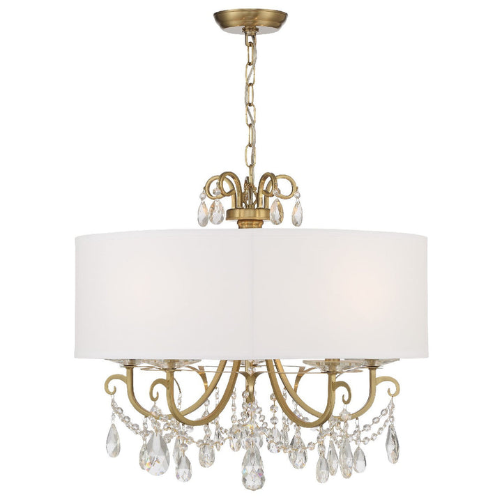 Othello 5 Light Vibrant Gold Chandelier Crystorama