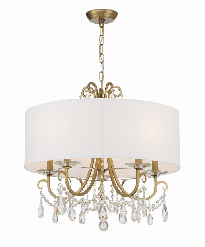 Othello 5 Light Vibrant Gold Chandelier Crystorama