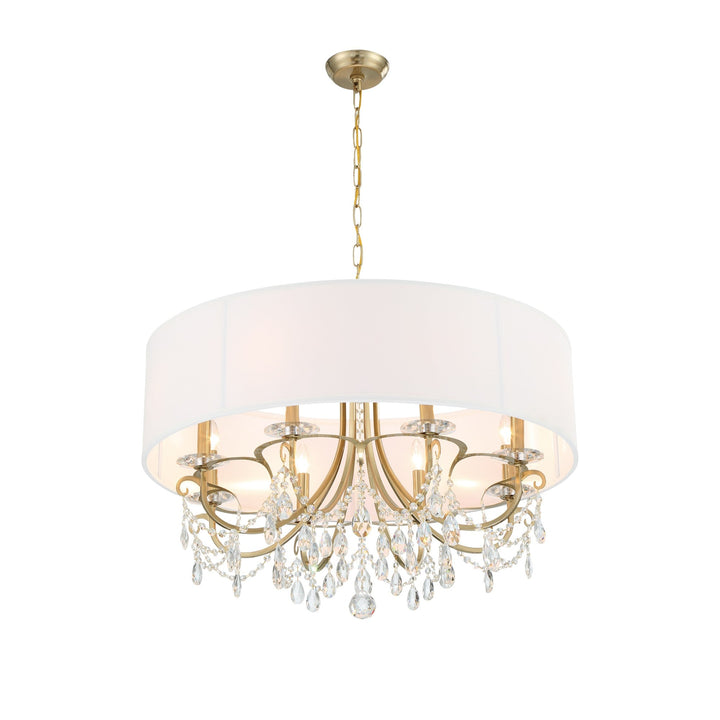 Othello 8 Light Vibrant Gold Chandelier Crystorama