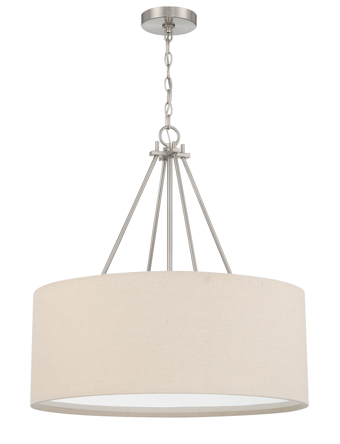 Duke 3 Light 24" Pendant in Brushed Polished Nickel CRAFTMADE