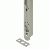 DELTANA 7 Inch Zinc Flush Bolt (Brushed Nickel Finish)