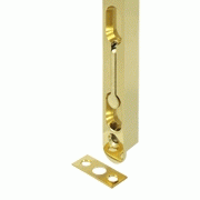 7 Inch Zinc Flush Bolt (Polished Brass Finish) DELTANA