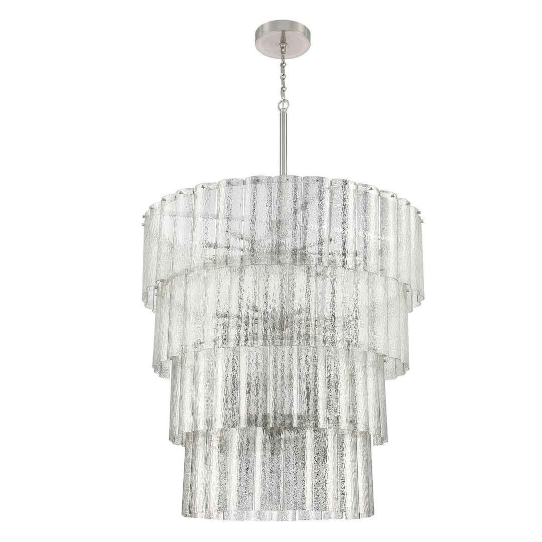 CRAFTMADE Museo 28 Light Chandelier in Brushed Polished Nickel