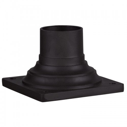 Textured Black Outdoor Pier Mount Adapter Livex