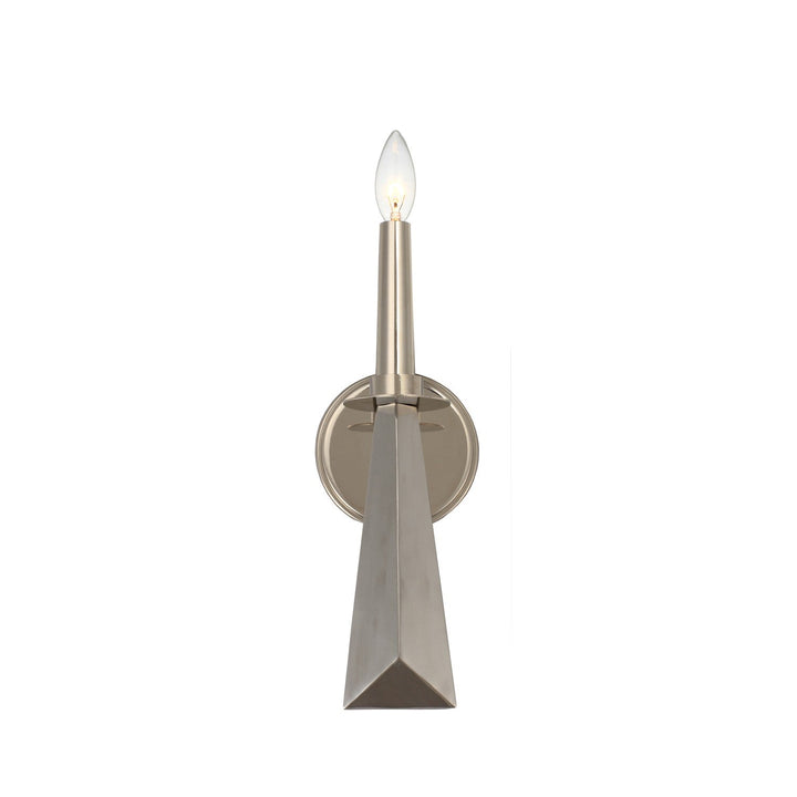 Palmer 1 Light Polished Nickel Sconce Crystorama