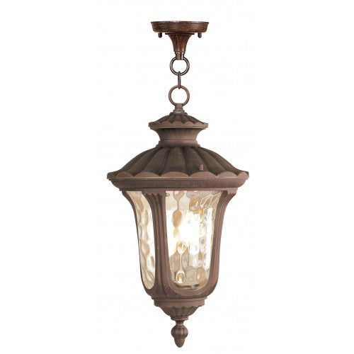 3 Light Imperial Bronze Pendant Lantern Livex