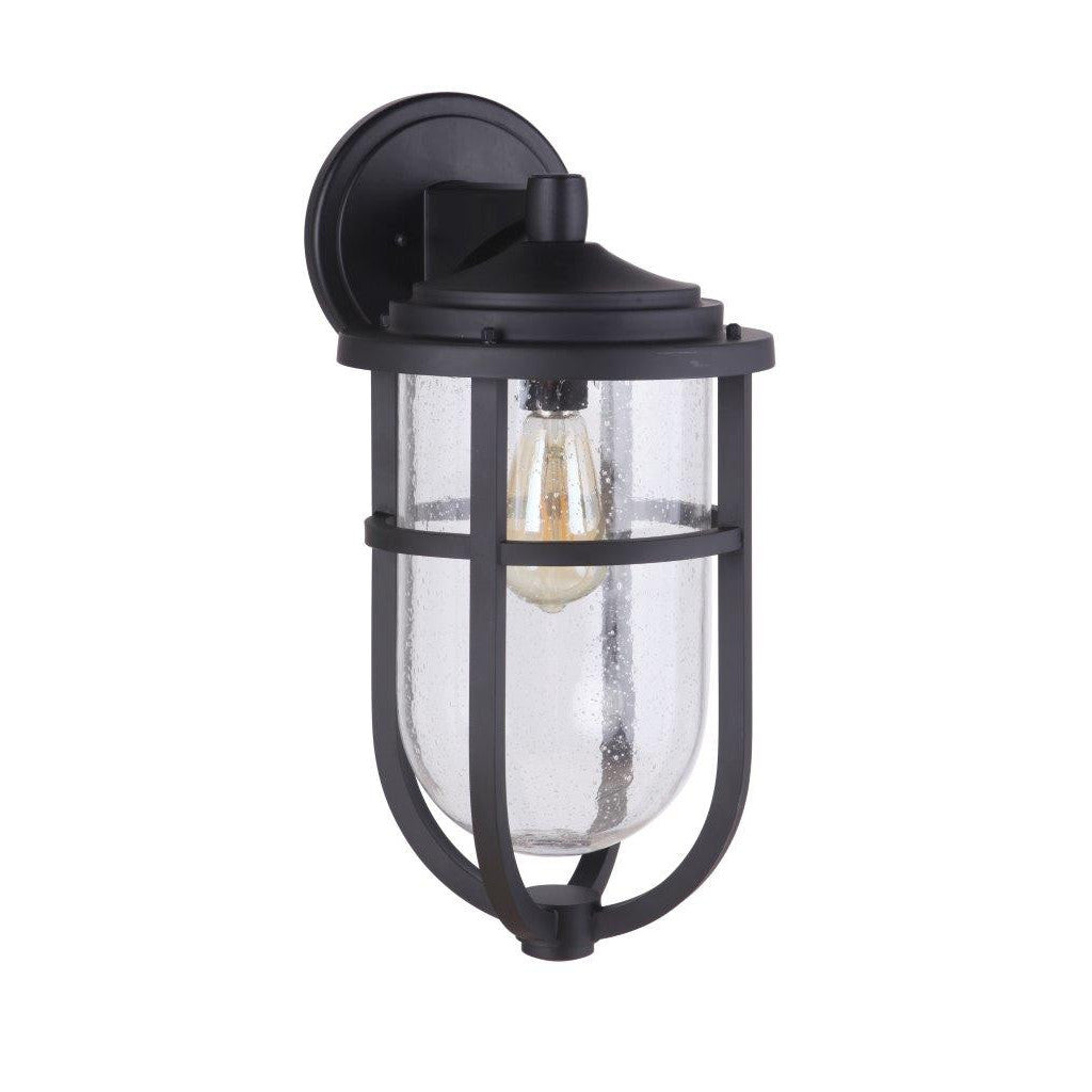 CRAFTMADE Voyage 1 Light Large Outdoor Wall Lantern in Midnight