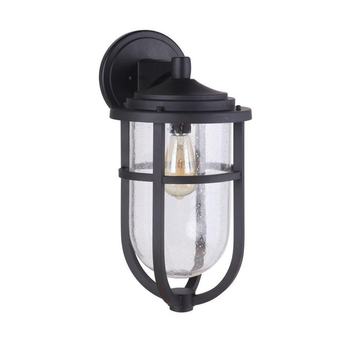 Voyage 1 Light Large Outdoor Wall Lantern in Midnight CRAFTMADE