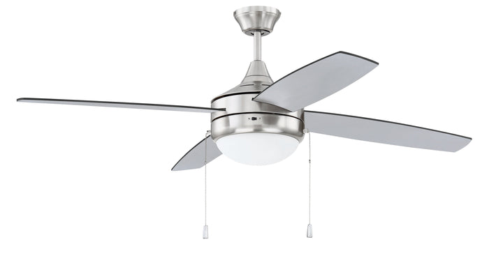 CRAFTMADE 52" Phaze Energy Star 4 in Brushed Polished Nickel w/ Brushed Nickel/Greywood Blades