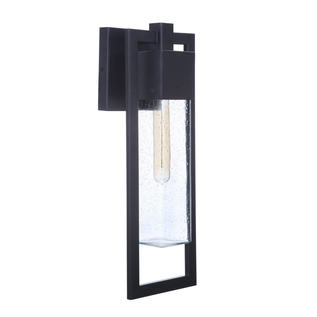 Perimeter 1 Light Medium Outdoor Wall Lantern in Midnight CRAFTMADE