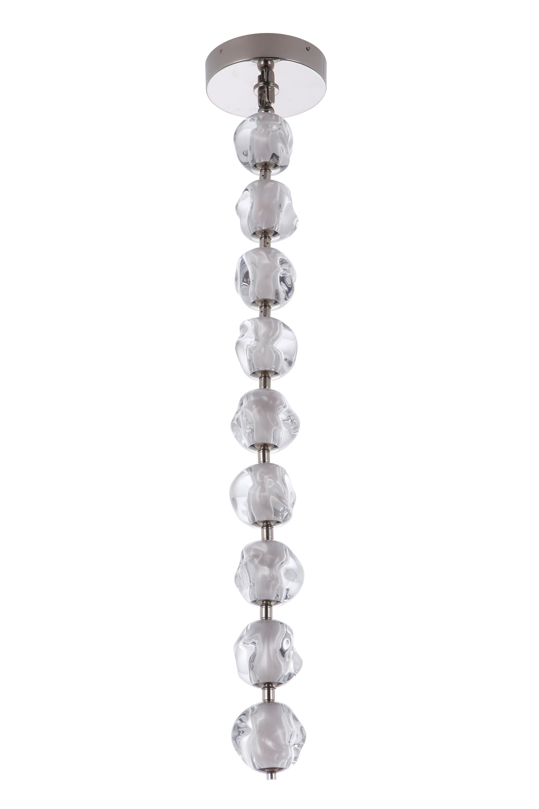 CRAFTMADE Jackie 9 Light LED Pendant in Polished Nickel