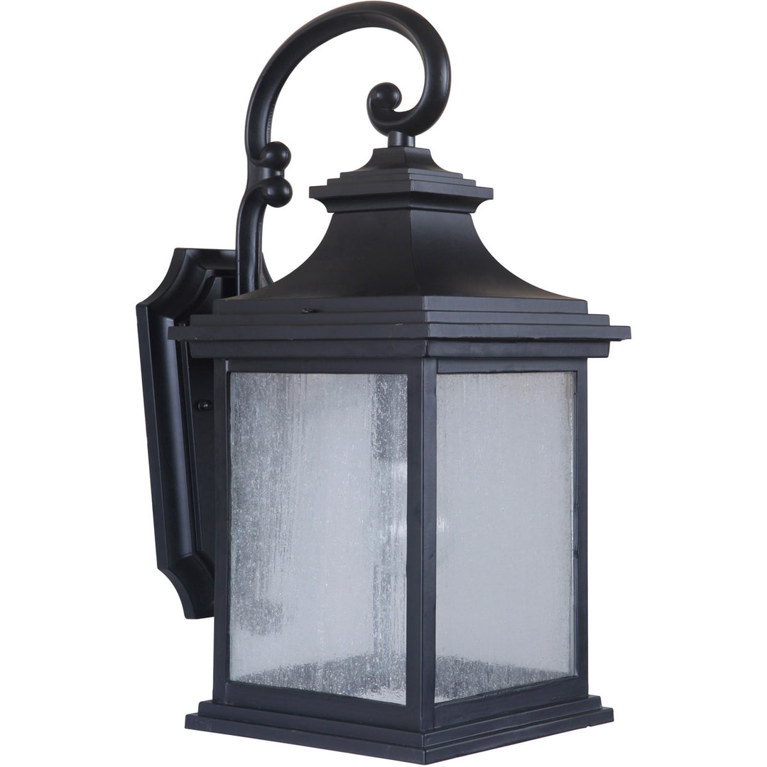 CRAFTMADE Gentry 1 Light Medium Outdoor Wall Lantern in Midnight