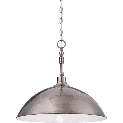 CRAFTMADE Timarron 1 Light Large Pendant in Antique Nickel