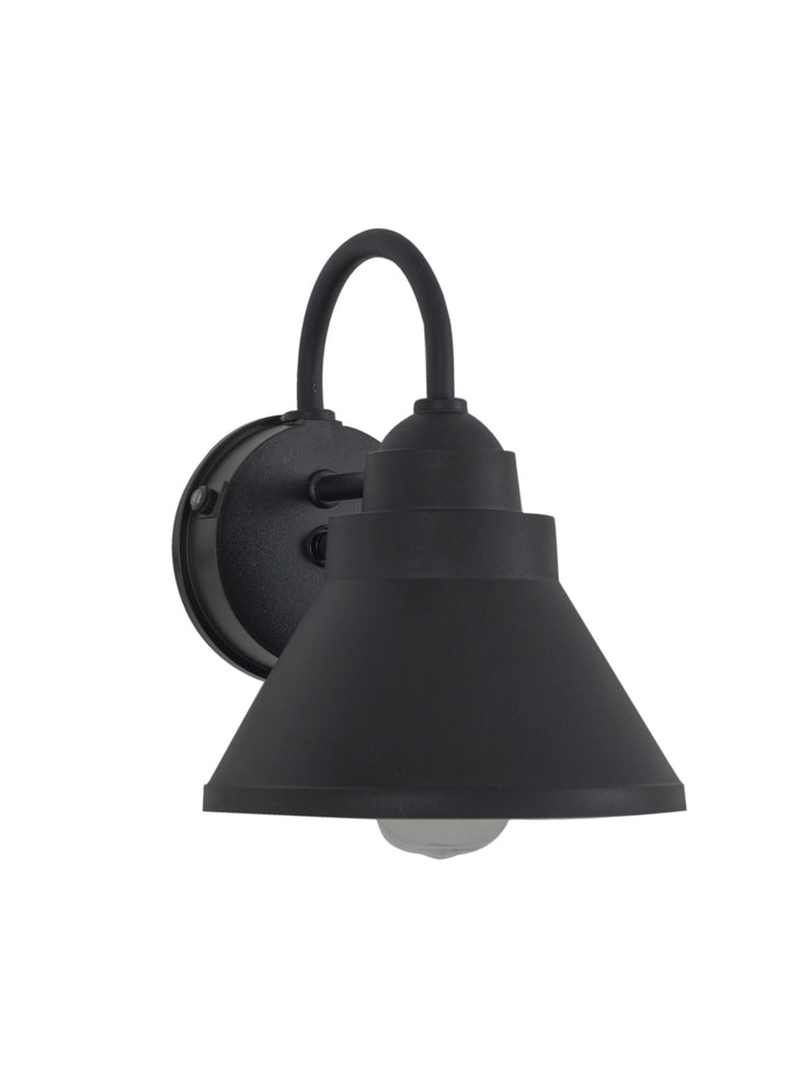 Resilience 1 Light Outdoor Lantern with Motion Sensor in Textured Black CRAFTMADE