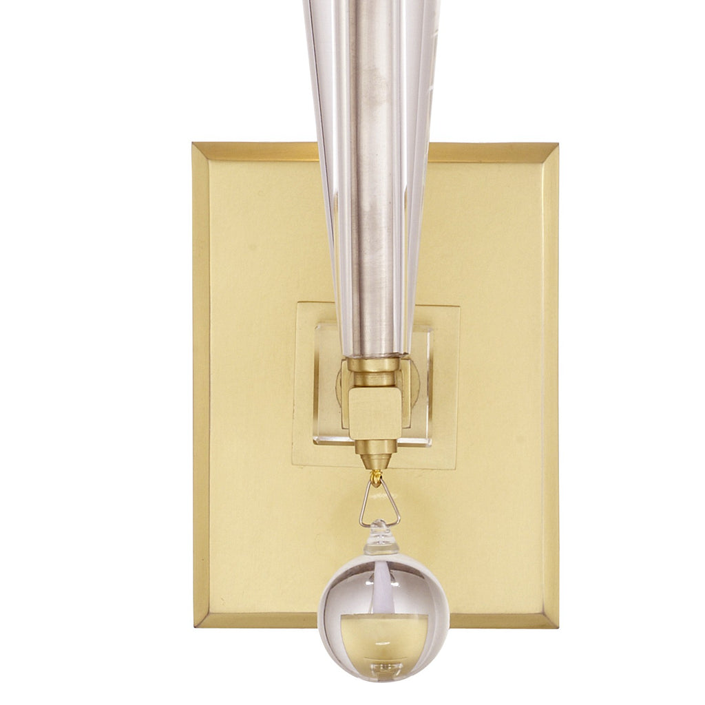 Paxton 1 Light Aged Brass Sconce Crystorama