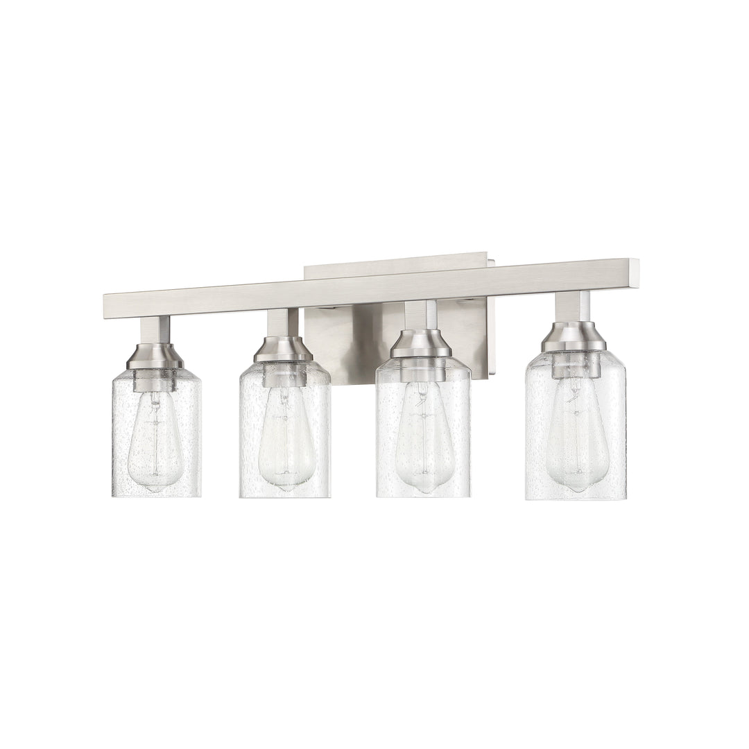 CRAFTMADE Chicago 4 Light Vanity in Brushed Polished Nickel