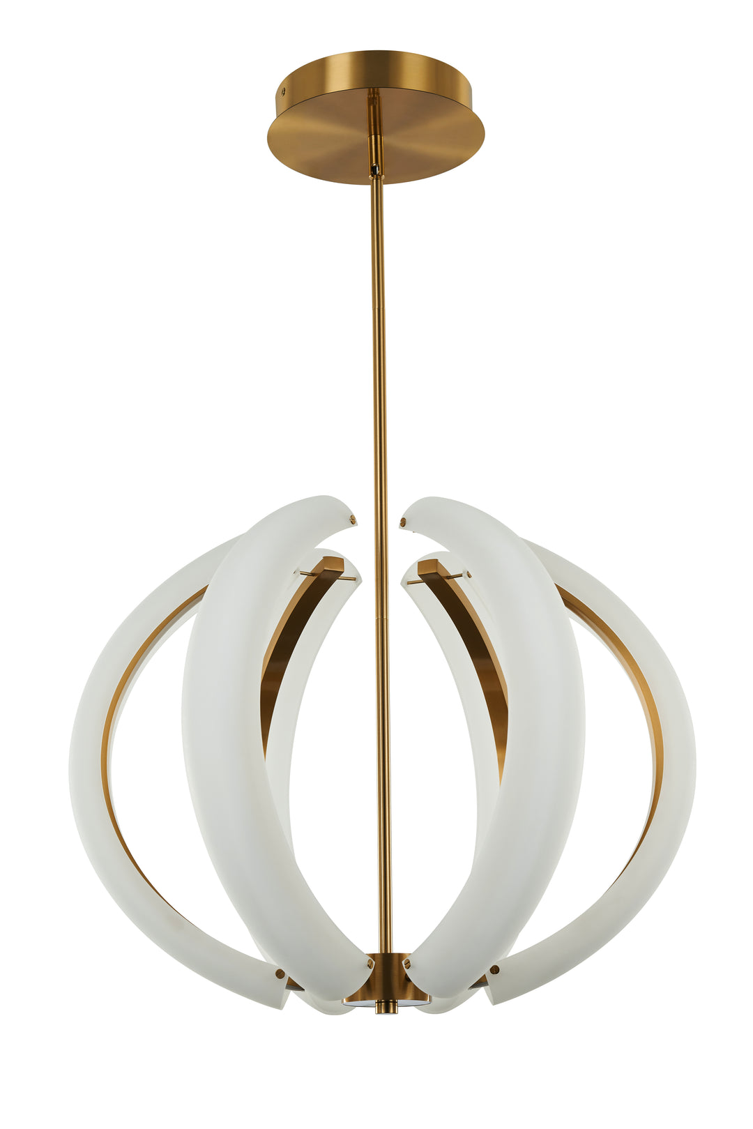 CRAFTMADE Unwind Small LED Pendant in Satin Brass