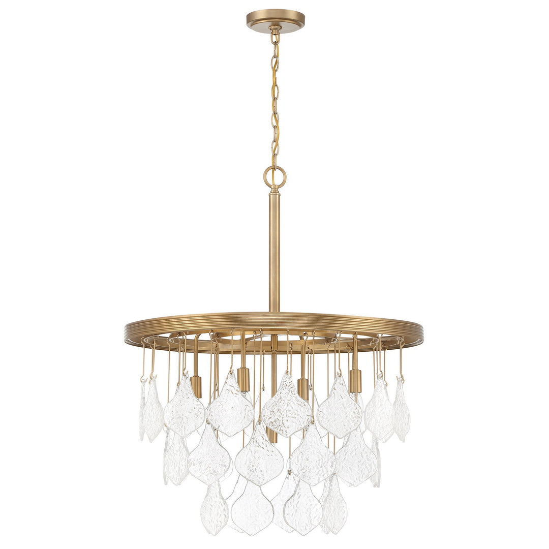 CRAFTMADE Vesi 5 Light Pendant in Satin Brass