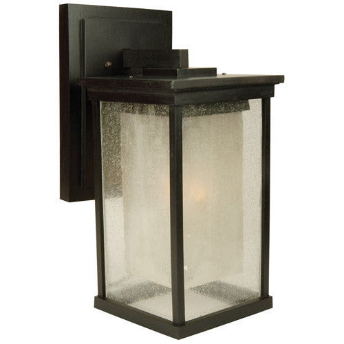 CRAFTMADE Riviera 1 Light Large Outdoor Wall Lantern in Oiled Bronze Outdoor