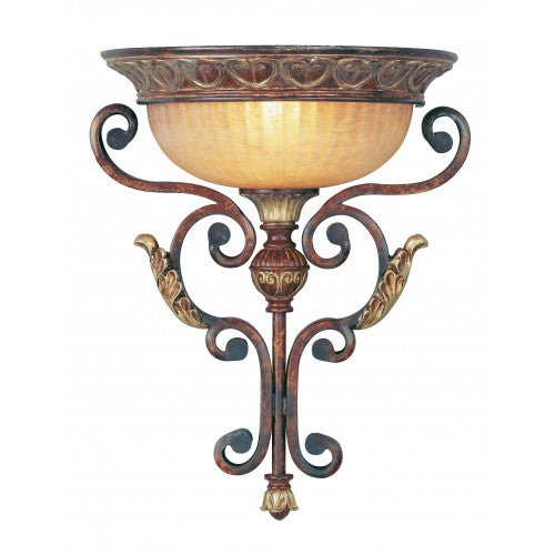 1 Light Verona Bronze Wall Sconce Livex