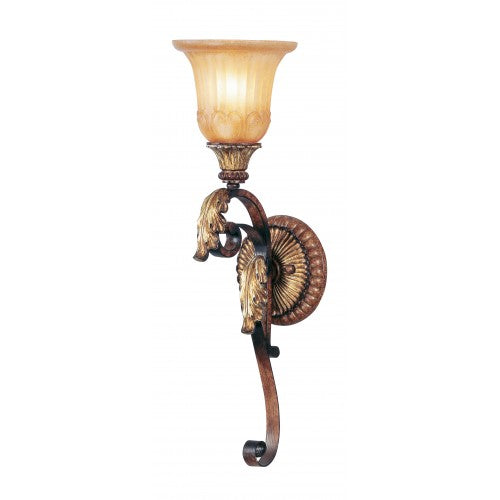 1 Light Verona Bronze Wall Sconce Livex